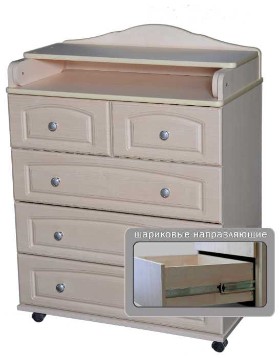 Пеленальный комод Кедр Victoria 805 МДФ фотография 11