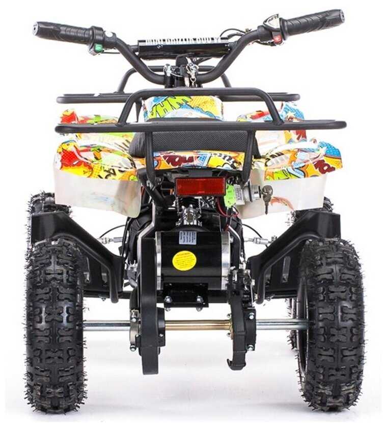 MOTAX Квадроцикл ATV Mini Grizlik Х-16 Big Wheel с механическим стартером фотография 13