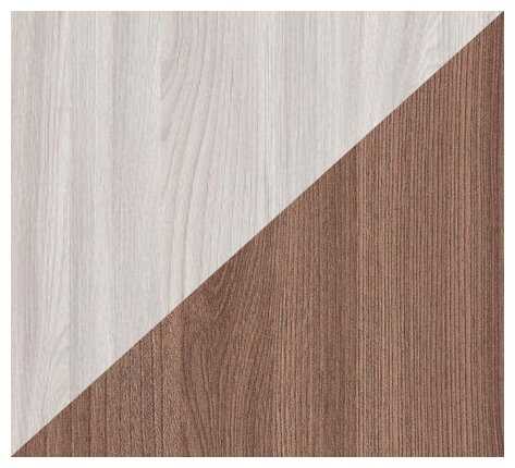 Надстройка пеленальная для комода с 4- ящиками Оптимум ясень шимо светлый/темный фотография 1