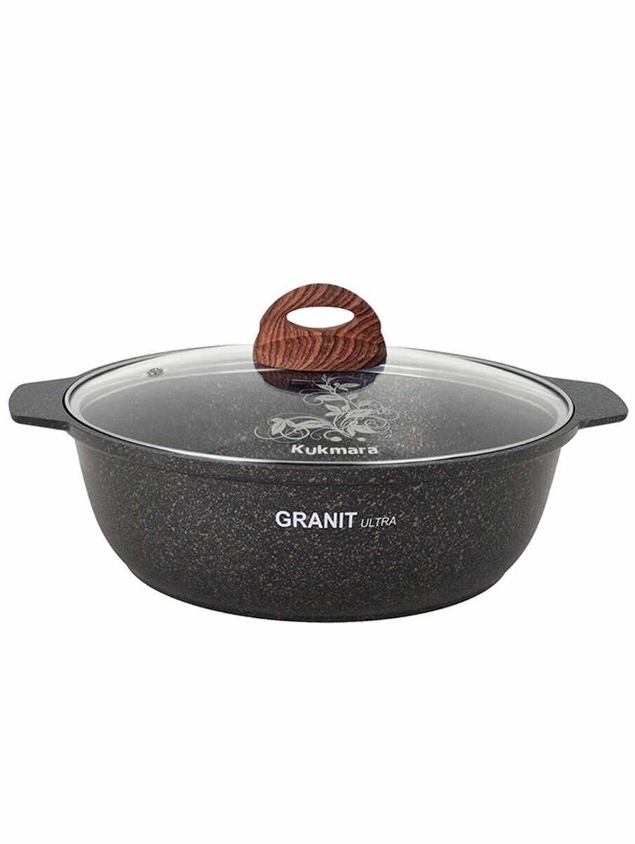 Кастрюля-жаровня Kukmara Granit Ultra фотография 5