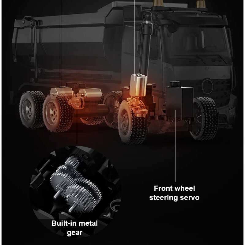 Радиоуправляемый самосвал Double Eagle Volvo A40G (E591-003) фотография 29