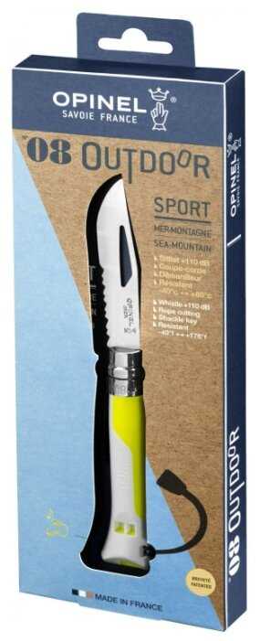 Нож складной OPINEL №8 Outdoor Fluo фотография 9