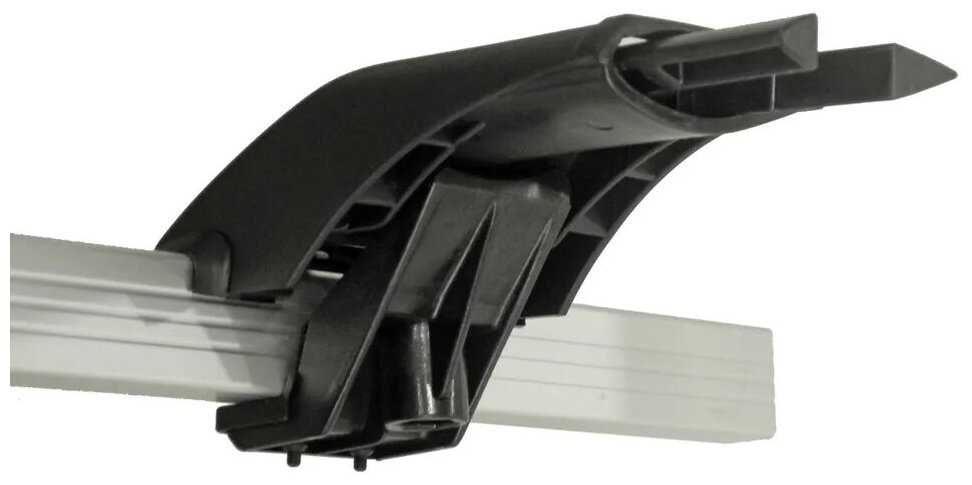 Багажник на рейлинги Tourmaline V1 для KIA CARNIVAL 2006-2014 II серебристый фотография 4
