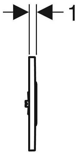 Кнопка смыва Geberit Sigma 10HyTronic (116.025.SN.1) фотография 8