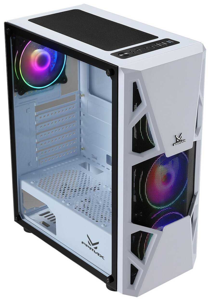 Корпус компьютерный FORMULA CL-3303W RGB белый фотография 11