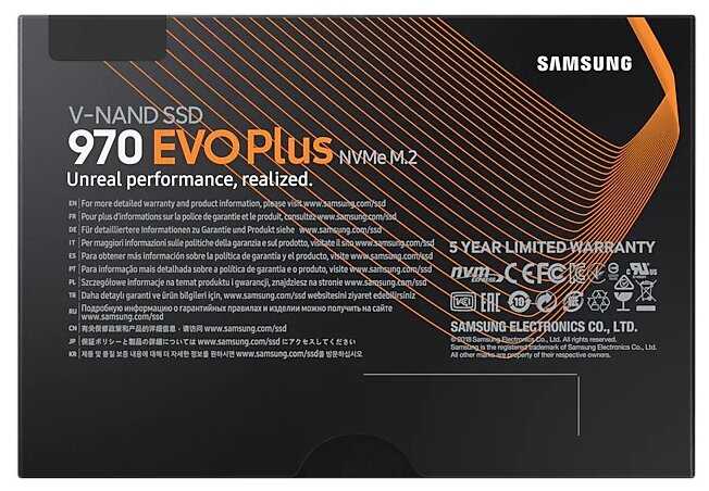 Твердотельный накопитель Samsung 970 EVO Plus (MZ-V7S250BW) фотография 5