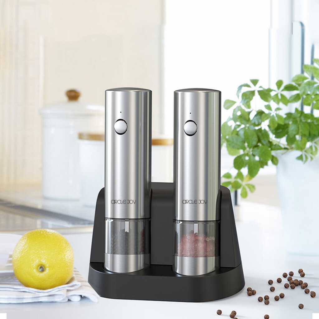 Мельницы электрические Xiaomi Circle Joy Fellow Electric Grinder Set 2 шт. (CJ-EG08) Silver фотография 4