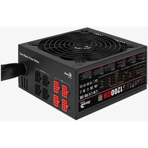 БП ATX Aerocool KCAS PLUS 1200GM V2 (ACPG-KPK2FEC.12) фотография 3