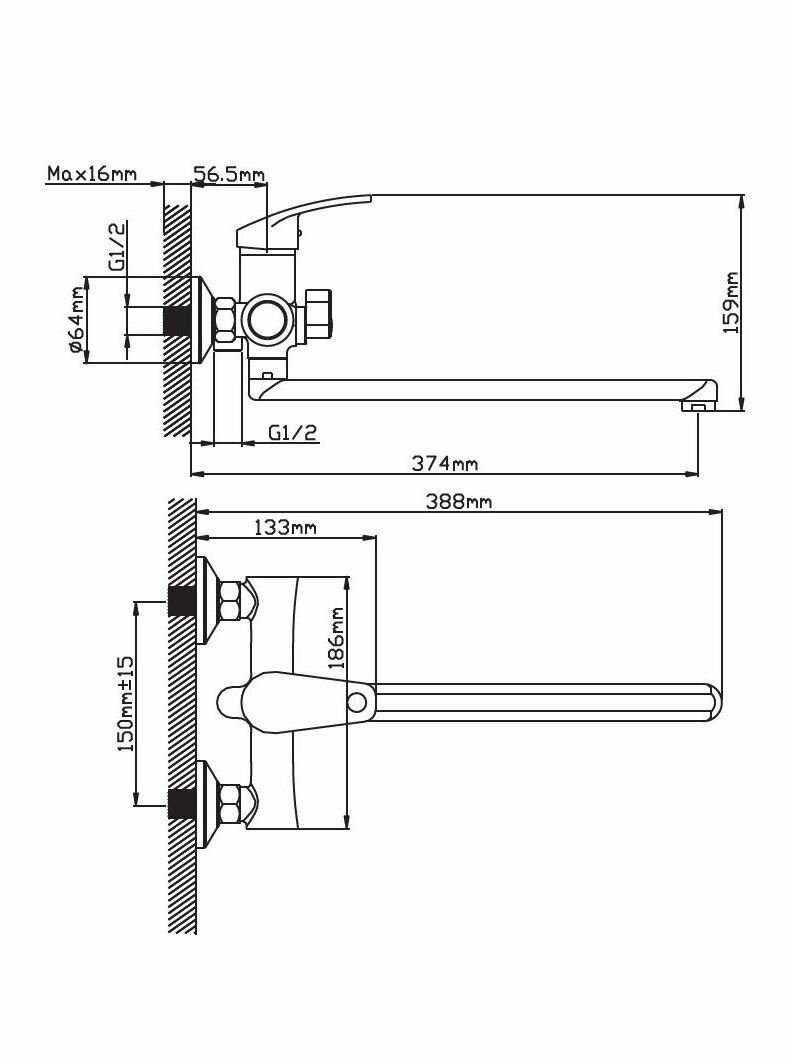 Смеситель Cronwil CB042-22 фотография 16