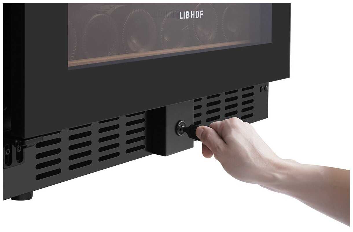 Винный шкаф Libhof Sommelier SMD-165 black фотография 4