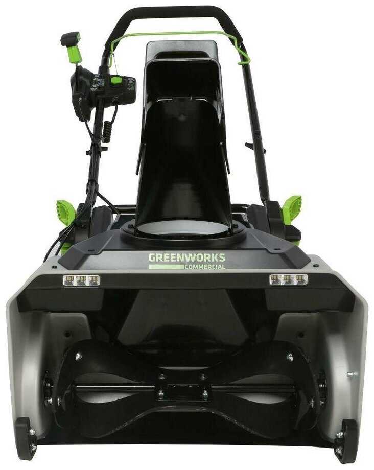 Снегоуборщик аккумуляторный Greenworks GD82ST с аккумулятором 5 А.ч, 82 В, 5мА·ч фотография 19
