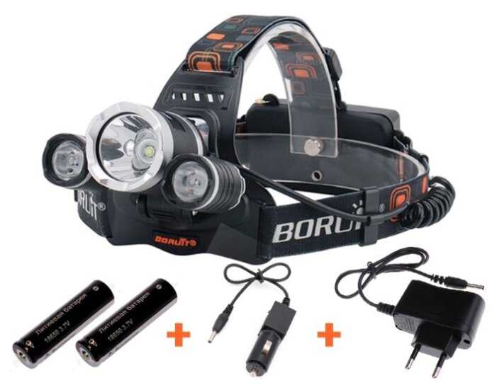 Налобный фонарь Boruit RJ-3000 (P-2133BT6) фотография 3