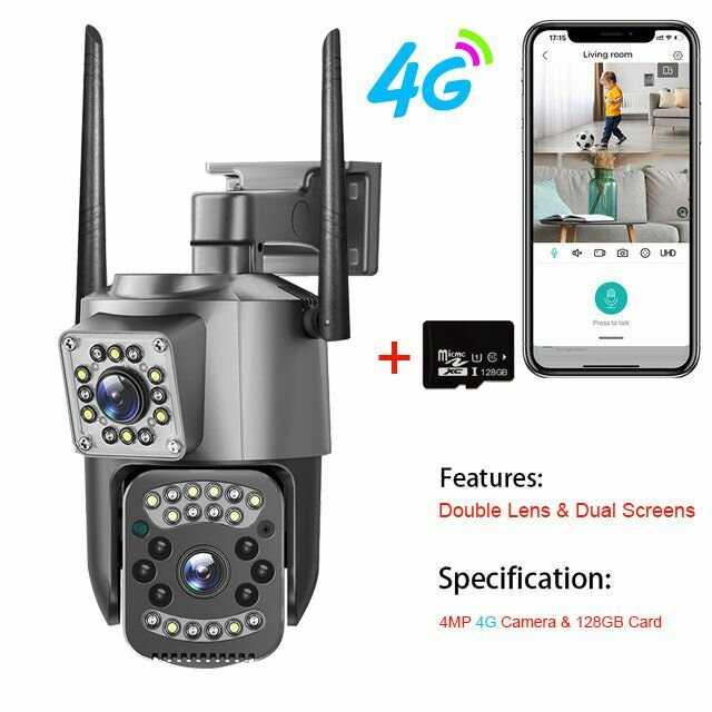 Камера видеонаблюдения уличная GCL Камера видеонаблюдения с Wi-Fi и 4G фотография 10