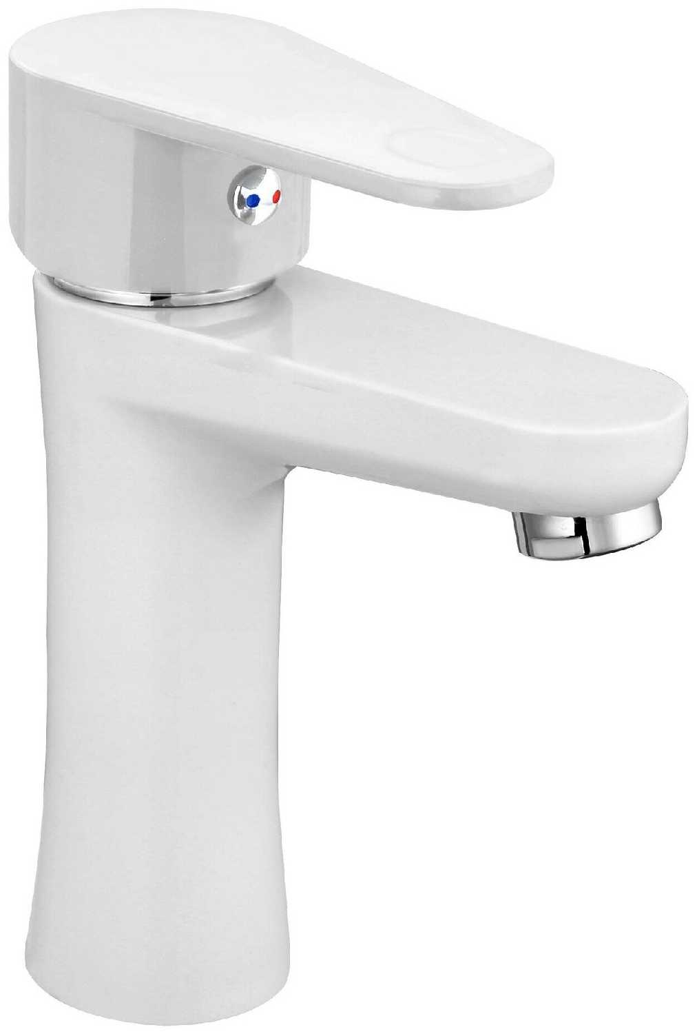 PL6-001F Смеситель для умывальника из высокопрочного пластика- белый