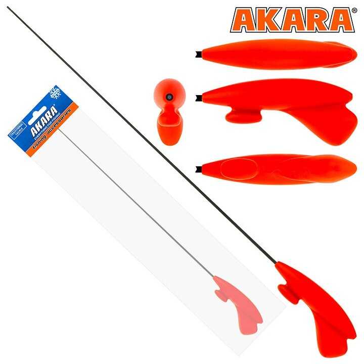 Удочка зимняя Akara Lucky Punch L 377 (2,0-8,0 гр.) фотография 8