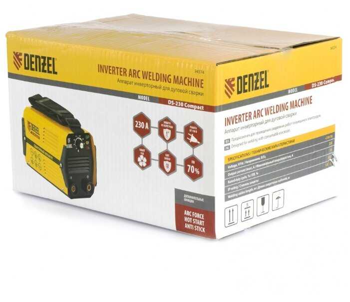Сварочный аппарат Denzel DS-230 Compact фотография 3