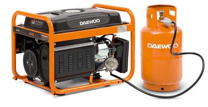 Газо-бензиновый генератор Daewoo Power Products GDA 3500DFE, (3200 Вт) фотография 3