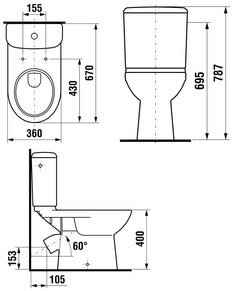 Унитаз-компакт Jika Olymp (822614000242) фотография 1