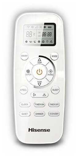 Настенная сплит-система кондиционер Hisense SMART DC Inverter R32 AS-24UW4RFBDB00 фотография 3