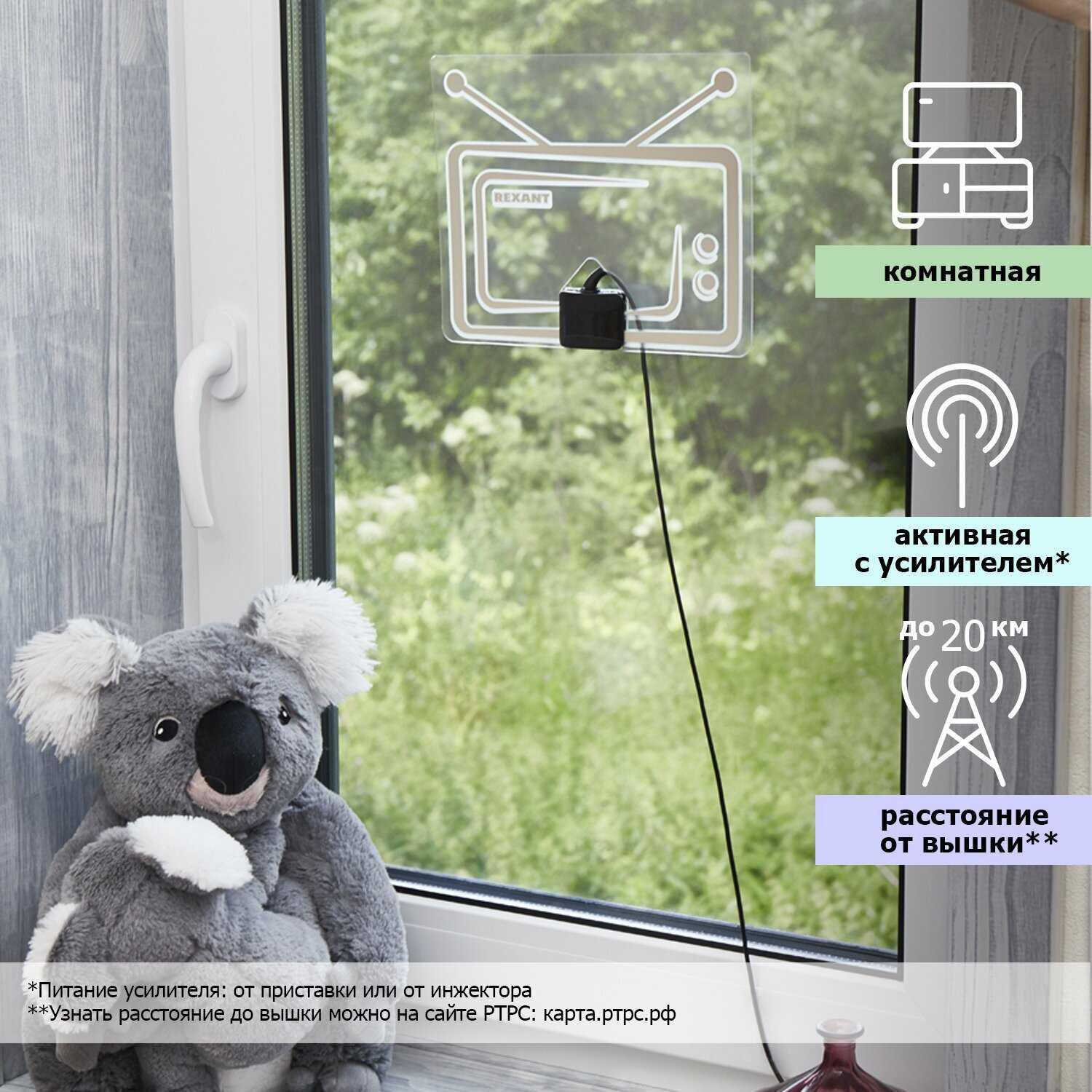 Антенна комнатная REXANT Ag-717 фотография 1