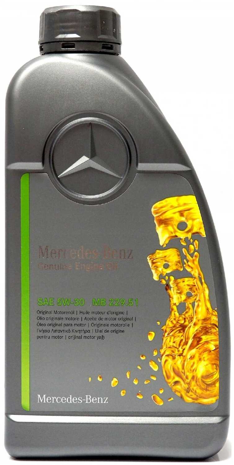 Полусинтетическое моторное масло Mercedes-Benz MB 229.51 5W-30 фотография 3