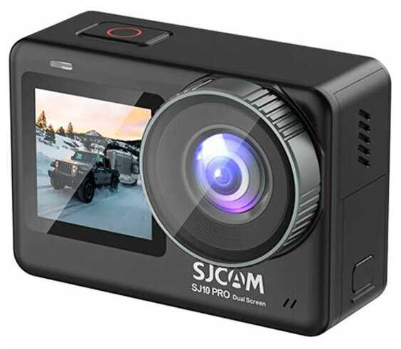 Экшн-камера SJCAM SJ10 PRO DUAL-SCREEN, 12МП, 3840x2160, 1300 мА·ч