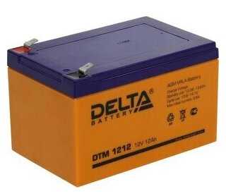 Аккумуляторная батарея DELTA Battery DTM 1212 12В фотография 2