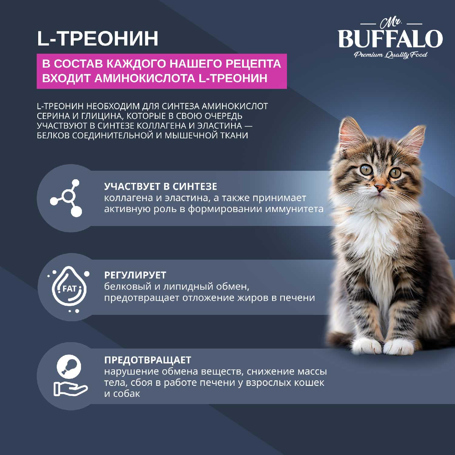 Корм для кошек Mr.Buffalo STERILIZED индейка в соусе фотография 5