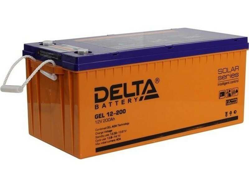 Аккумуляторная батарея DELTA Battery GEL 12-200 (12В) фотография 12