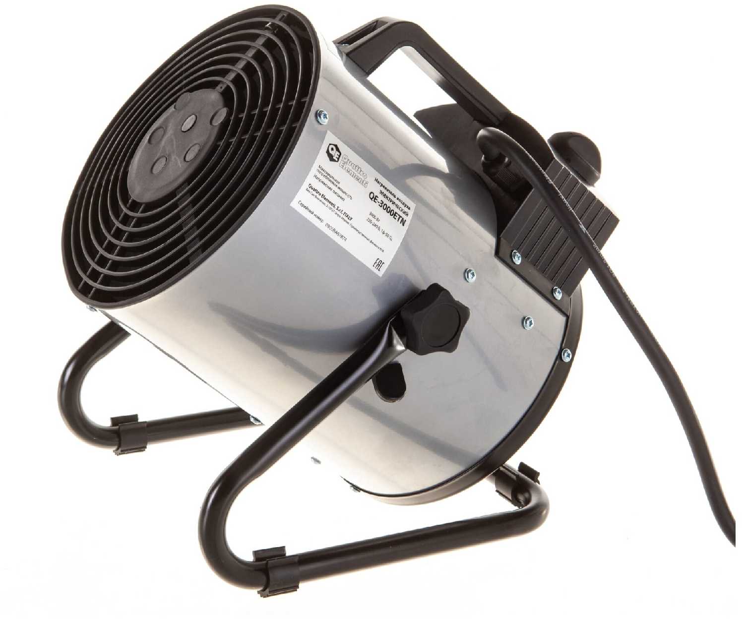 Электрическая тепловая пушка Quattro Elementi QE-3000ETN фотография 7