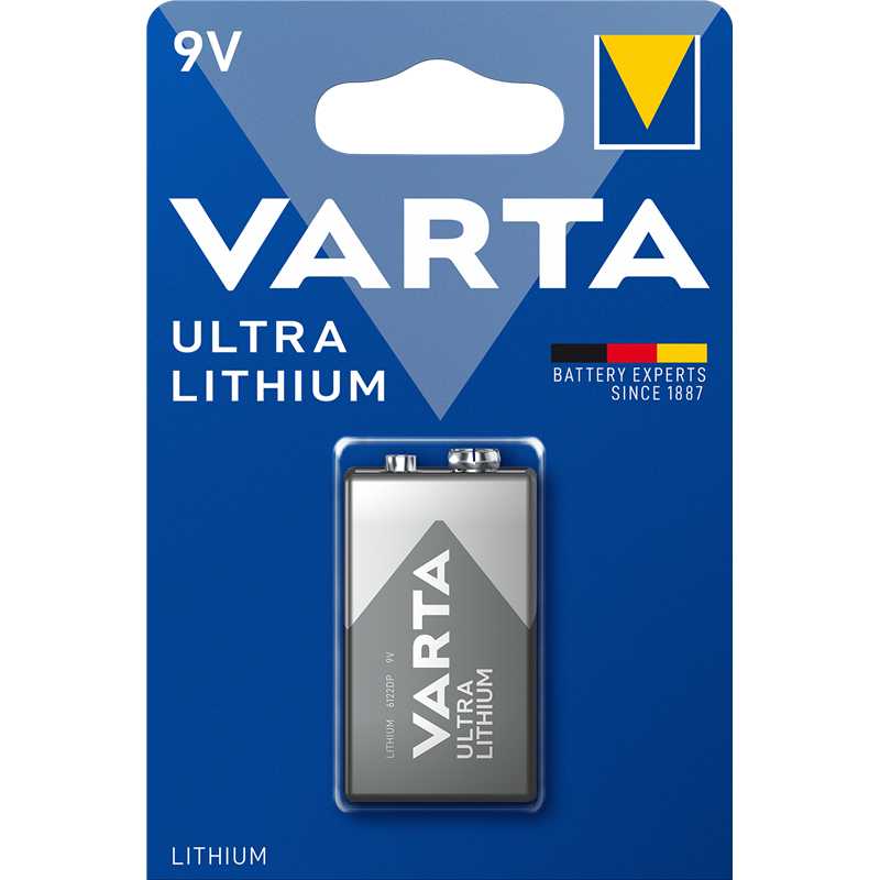 Батарейка Varta ULTRA Крона 6FR22 (6122) фотография 3