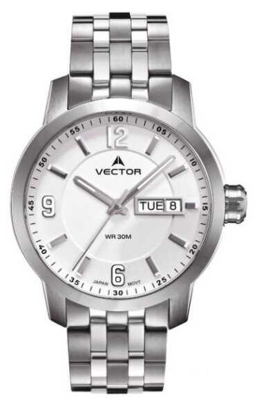 Наручные часы VECTOR (Вектор) VC8-059413 сталь, механизм - Япония