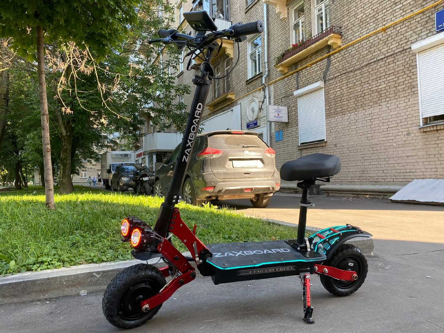 Электросамокат ZAXBOARD Hunter V5 MOTO (TEM-245) фотография 7