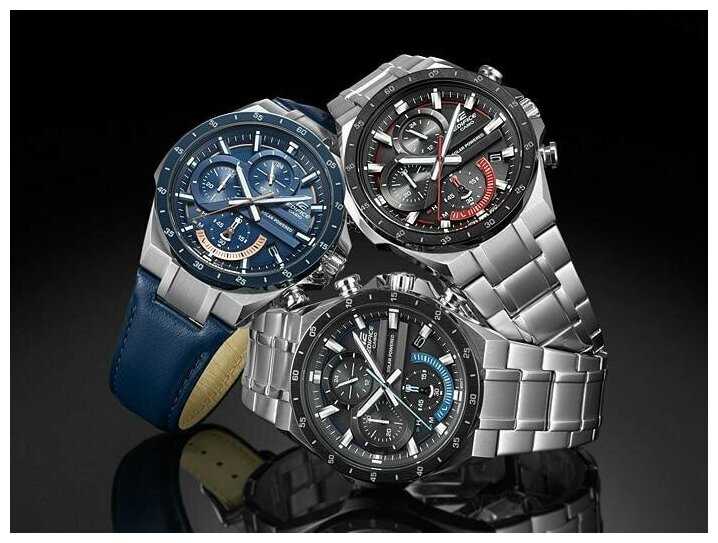Японские наручные часы Casio Edifice EQS-920DB-1B фотография 1
