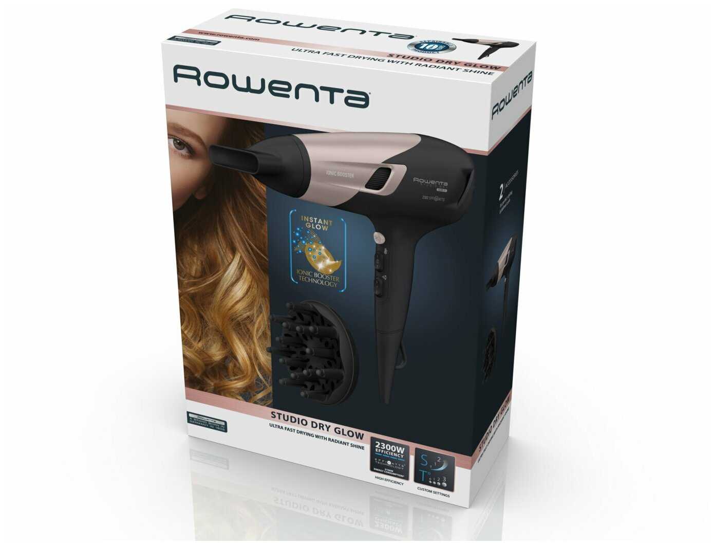 Фен для волос Rowenta Studio Dry Glow (CV5836F0) фотография 18