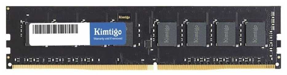 Модуль памяти DDR 4 DIMM 4Gb PC21300, 2666Mhz, KIMTIGO (KMKU4G8582666) (retail) фотография 1