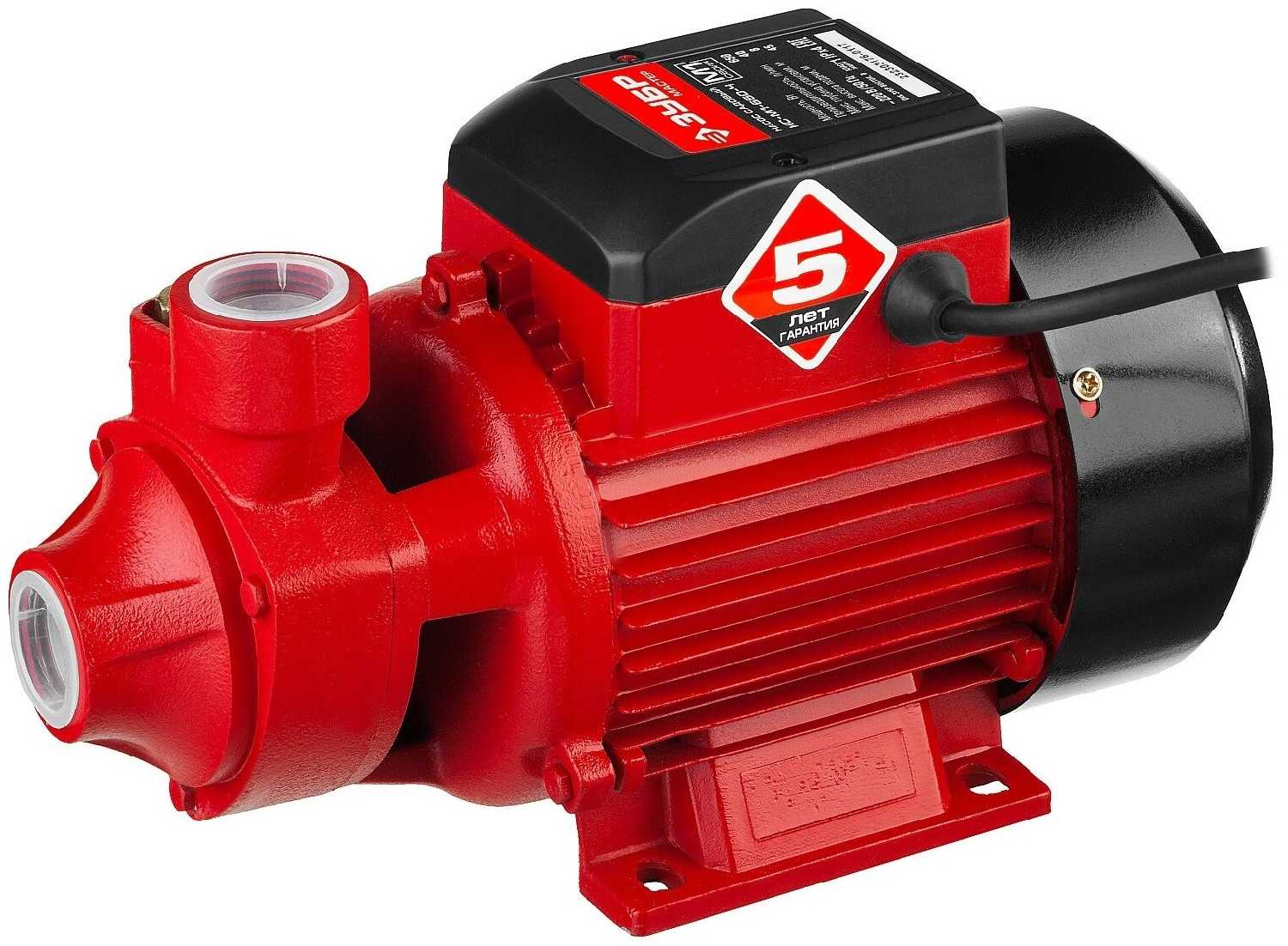 Поверхностный насос ЗУБР НС-М1-400-Ч фотография 1