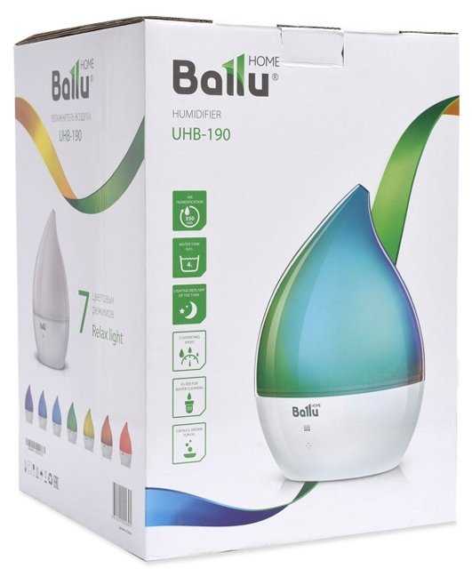 Увлажнитель воздуха с функцией ароматизации Ballu UHB-190 фотография 2