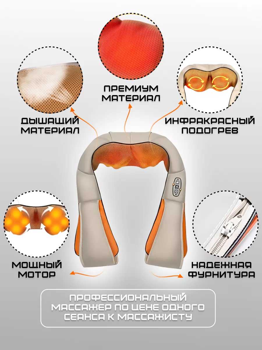 Комбинированный массажер Комбинированный массажер для тела фотография 3