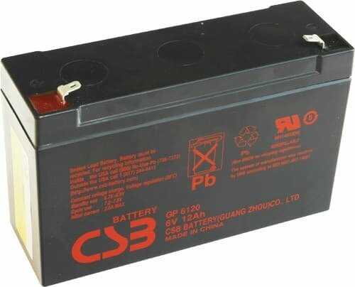 Аккумуляторная батарея CSB GP 6120 фотография 11