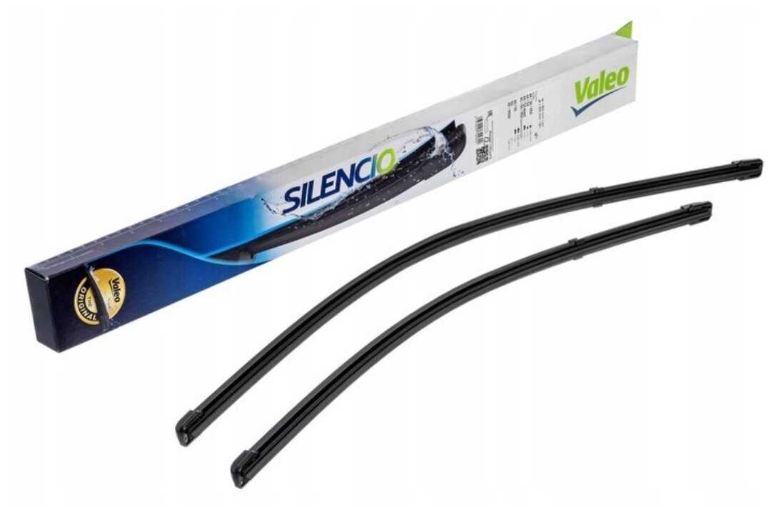 Щетка стеклоочистителя бескаркасная Valeo Silencio Flat Blade Set VM423, 2 шт. фотография 2