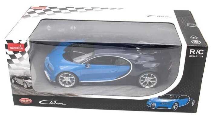 Легковой автомобиль Rastar Bugatti Chiron 75700, 1:14, 32.4 см фотография 9