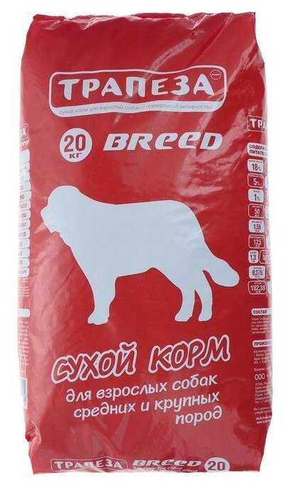 Корм для собак Трапеза Breed фотография 4