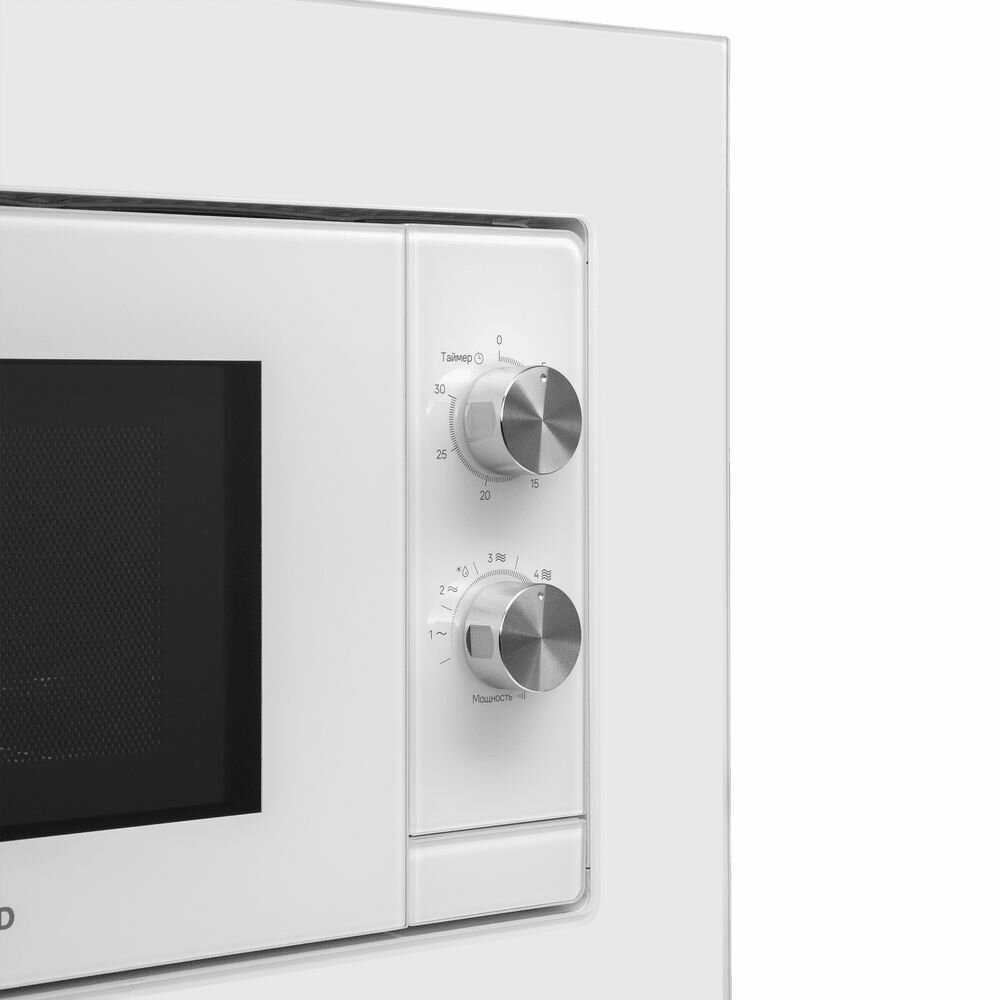 Встраиваемая микроволновая печь Maunfeld JBMO725WH01 фотография 14