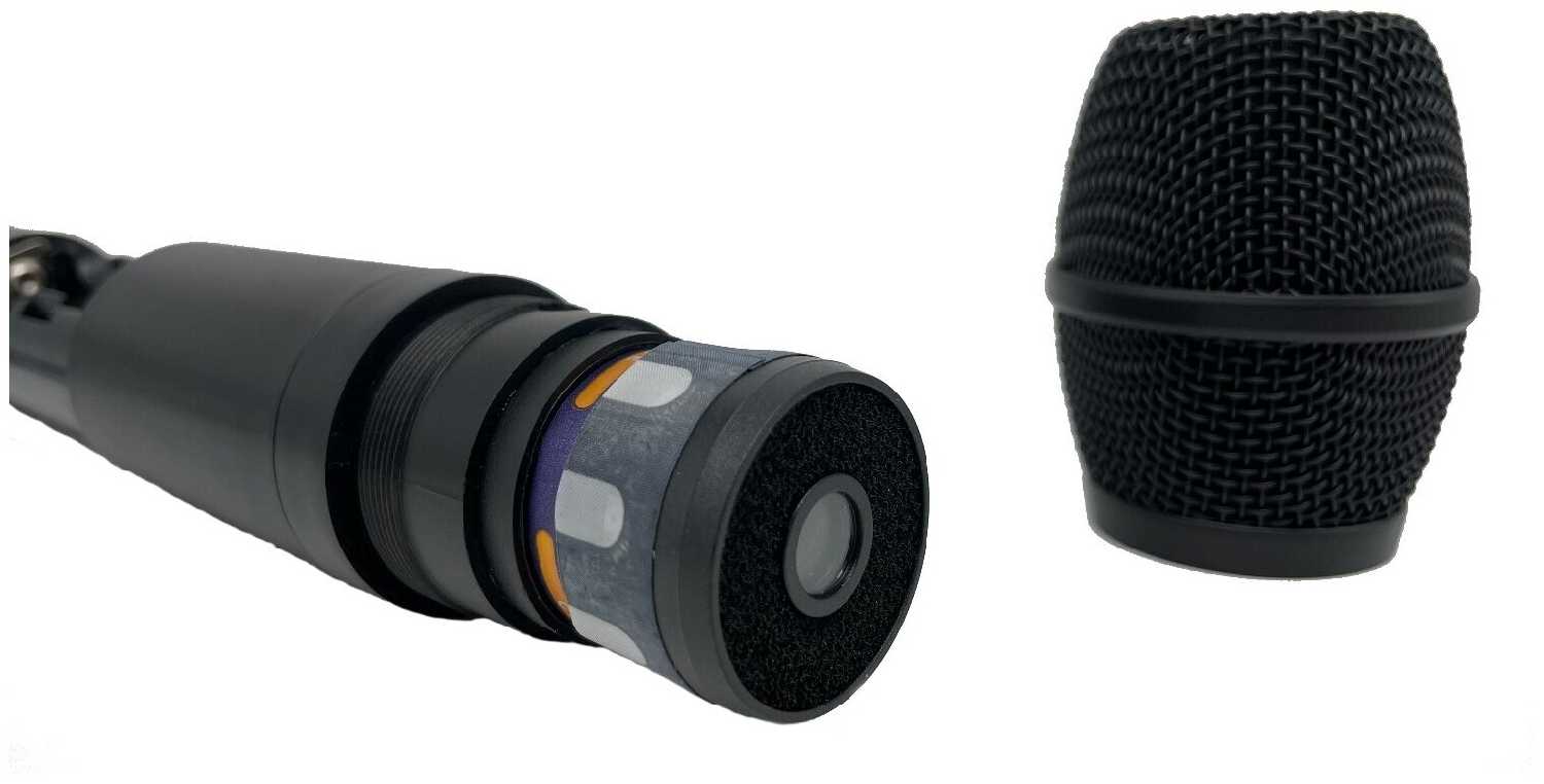 Беспроводной микрофон для живого вокала и караоке NOIR-audio NX 200 с двумя ручными микрофонами фотография 5