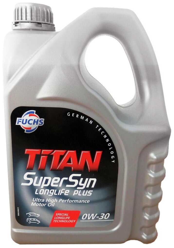 Синтетическое моторное масло FUCHS Titan SuperSyn Longlife PLUS 0w-30