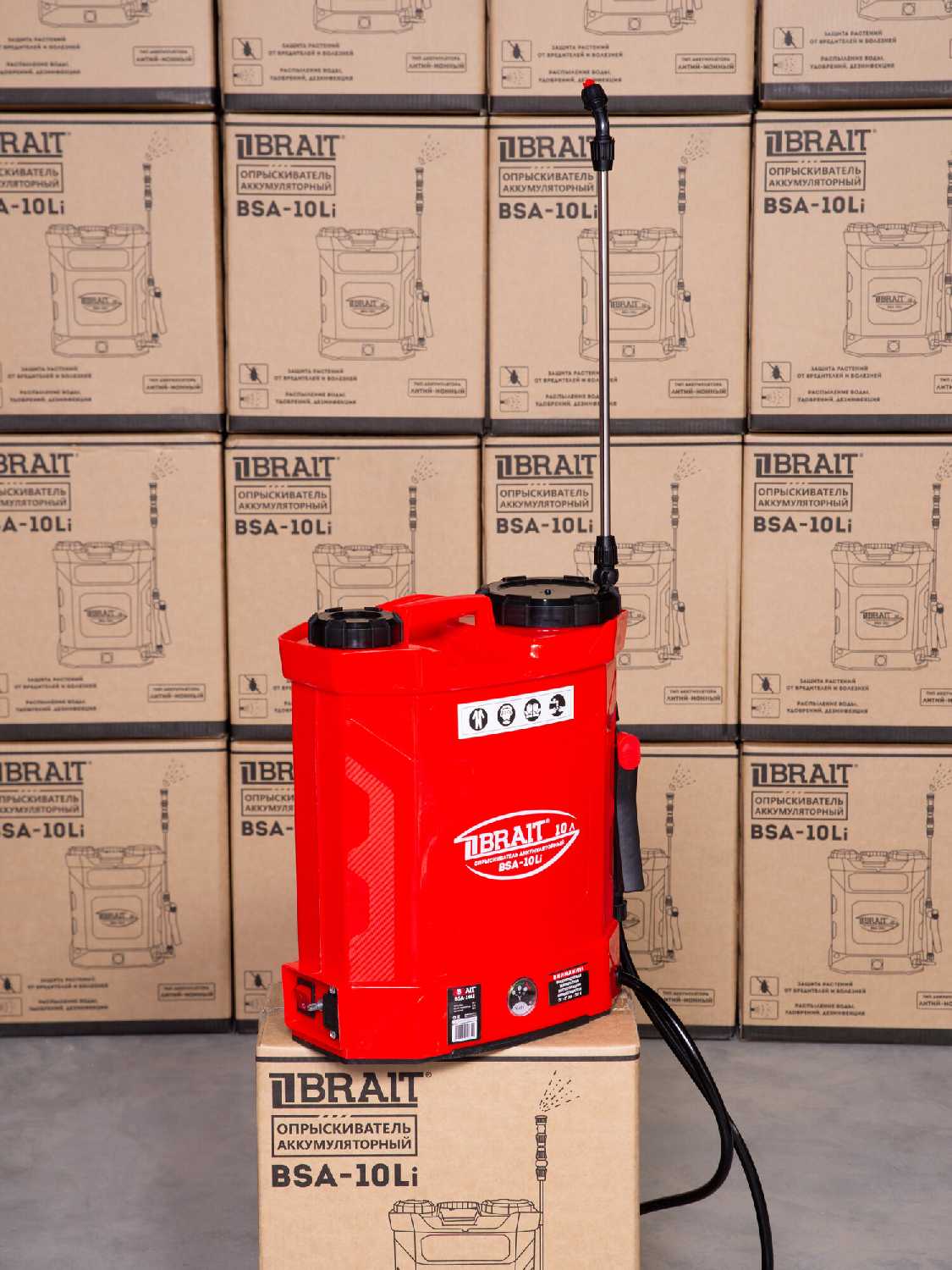 Опрыскиватели BRAIT BSA-10Li [10 л, 12 В, 3.6 л/мин, 1.5-4 бар] фотография 7