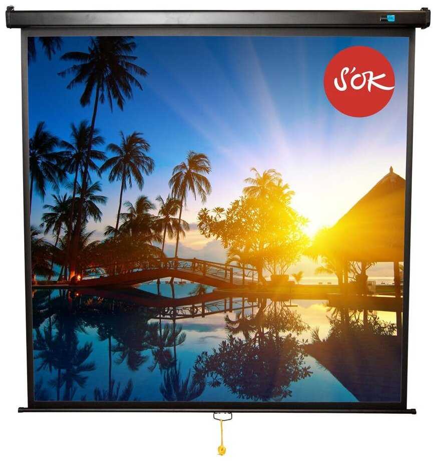 Проекционный экран Sakura Cinema Wallscreen (SCPSW-158X158) фотография 5