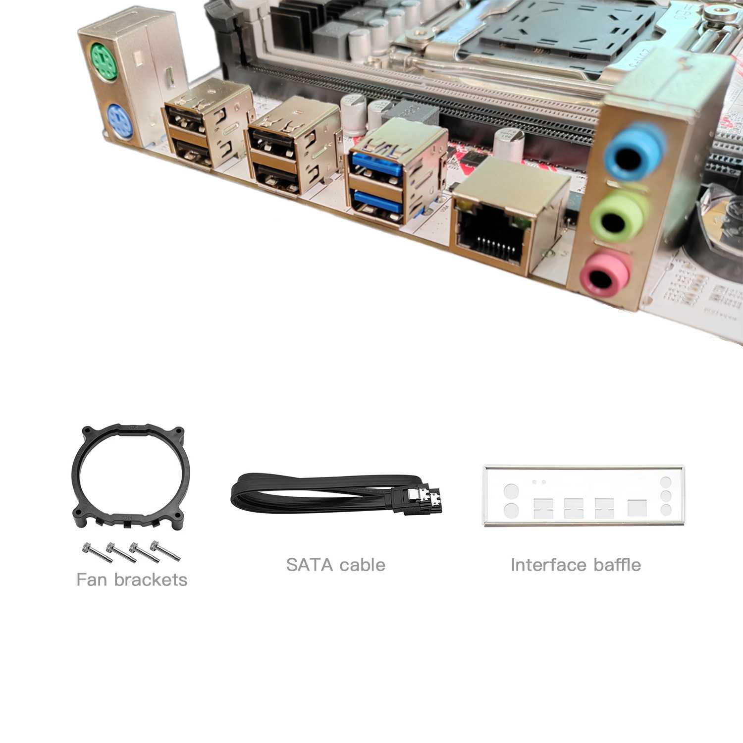 Комплект материнская плата Qiyida X99 (Xeon 2673V3, 16GB DDR3 ECC) фотография 2