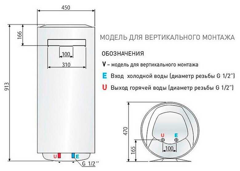 Накопительный водонагреватель электрический SUPERLUX NTS 100V фотография 4